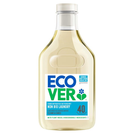 Ecover Non-Bio Lavender & Sandalwood Laundry Liquid 1.43L 40 Washes detergents & washing powder Sainsburys   