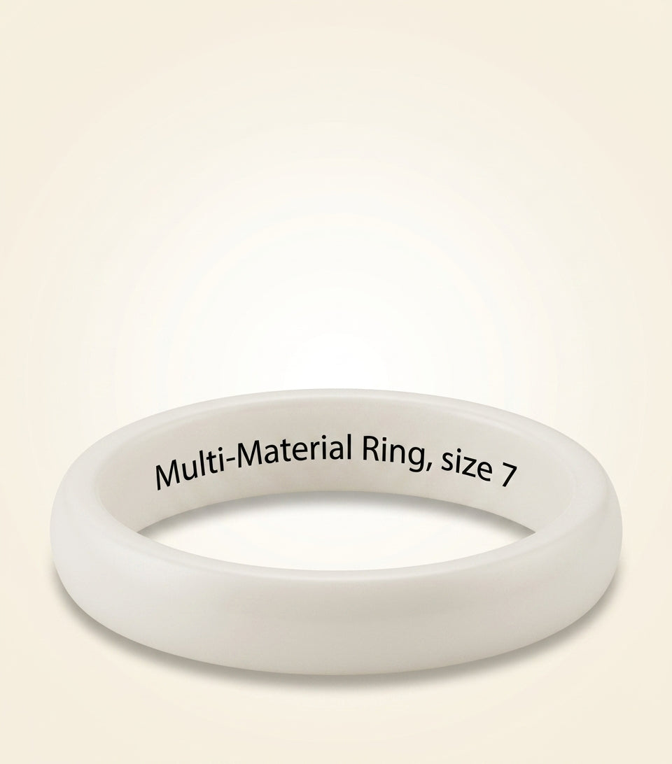 Cartier Trinity ring white gold ceramic diamond, imported from the UK