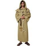 Smiffys Friar Tuck costume with brown robe and hood - British product