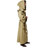 Smiffys Friar Tuck costume with brown robe and hood - British product