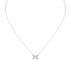 Chaumet Jeux de Liens white gold diamond pendant necklace, imported from the UK