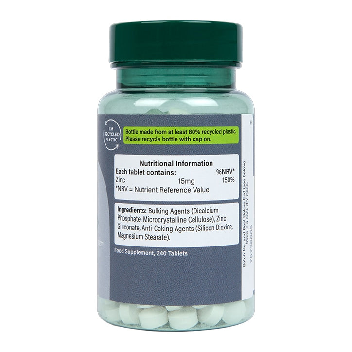 Holland & Barrett Zinc 15mg 60 Tablets GOODS Holland&Barrett   