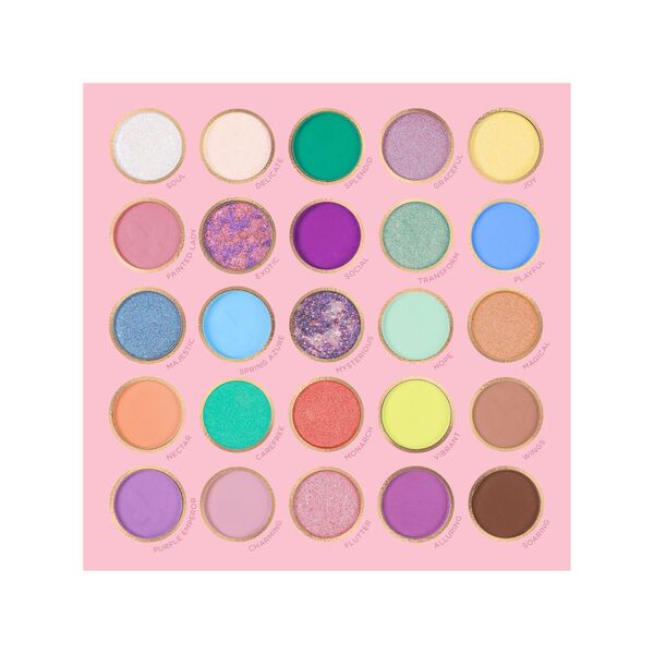 Profusion Cosmetics Free Spirit eyeshadow palette 25 shades, UK version