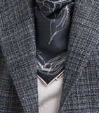 Fabiana Filippi silk twill printed scarf 90cm, imported from the UK