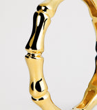 Anita Ko yellow gold bamboo ring (British brand)