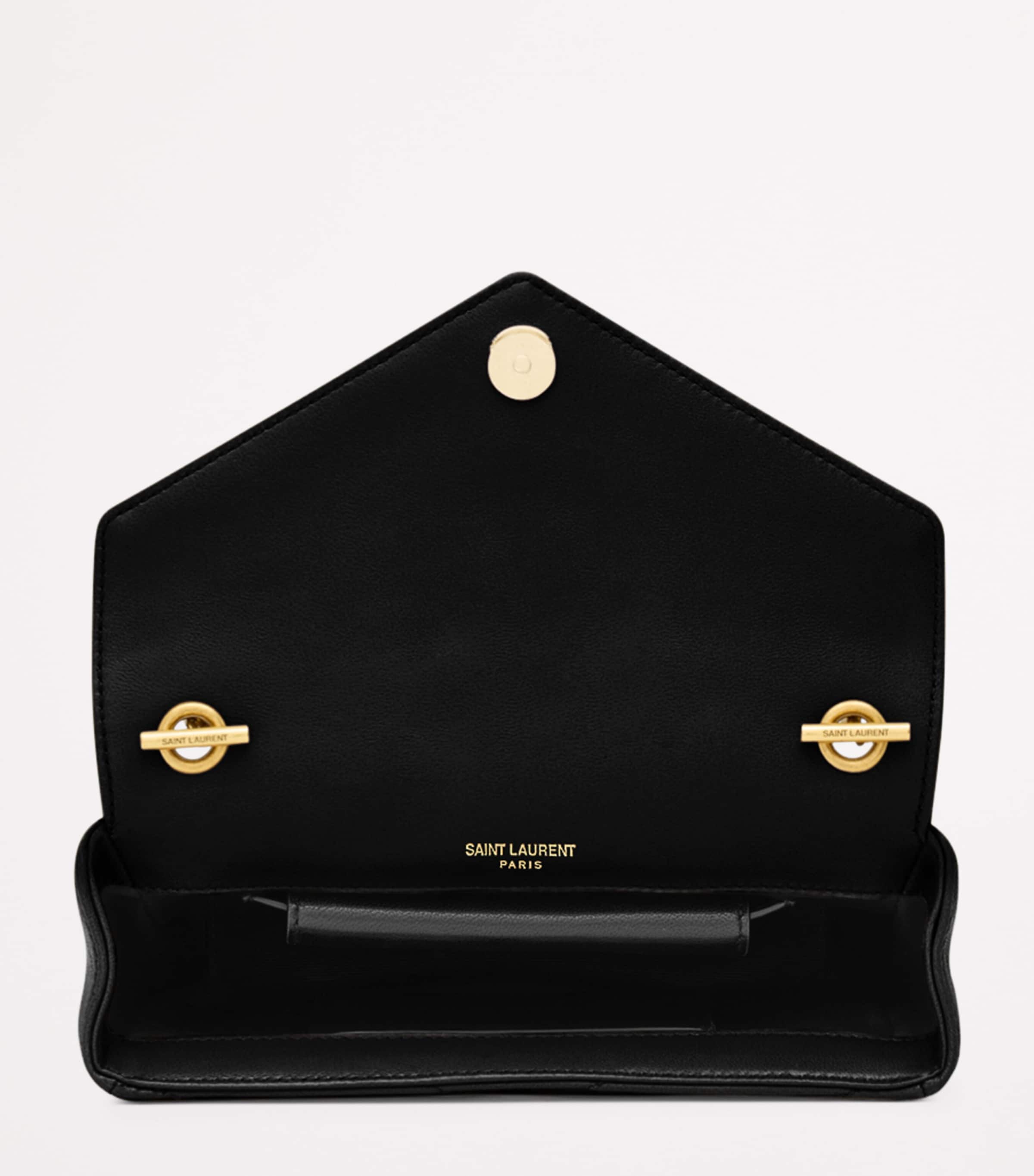 Saint Laurent Mini Loulou shoulder bag matelassé lambskin (British brand)