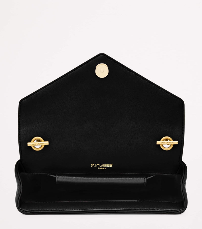 Saint Laurent Mini Loulou shoulder bag matelassé lambskin (British brand)