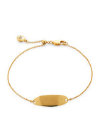 Monica Vinader gold vermeil bar chain bracelet, UK version
