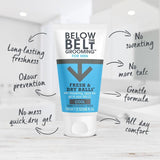 Below The Belt Ball deodorant 2x75ml, imported from the UK
