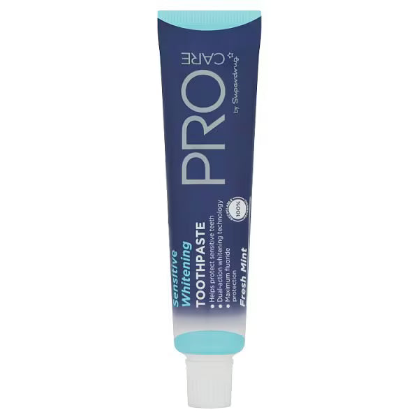 Superdrug sensitive whitening toothpaste 25ml (British brand)