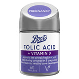 Boots Folic Acid + Vitamin D 60 Tablets (2 month supply) GOODS Boots   