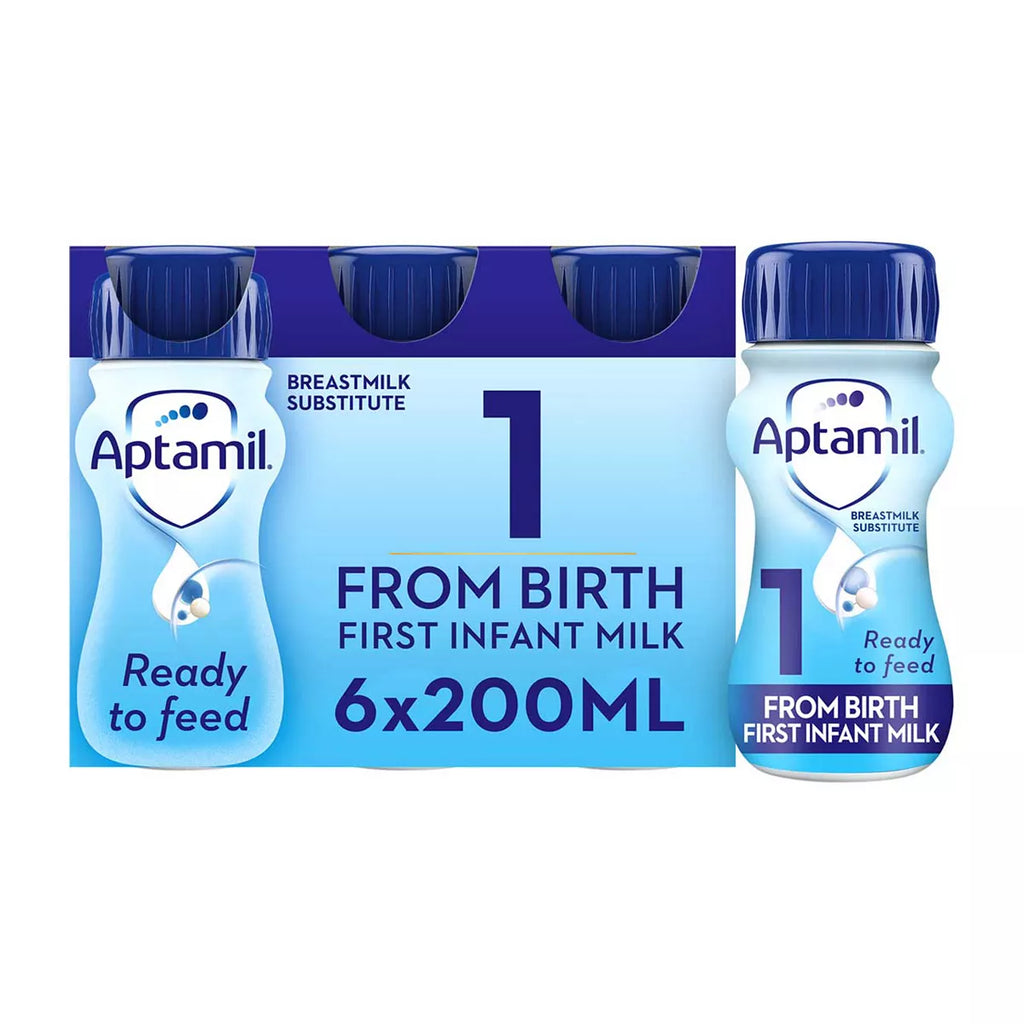 Aptamil 1 First Infant Milk Formula Multipack from Birth 6 x 200ml