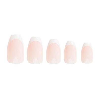 Superdrug Nail HQ Coffin Glossy Franske Negler 24 Stykker- Kjøp online hos McGrocer