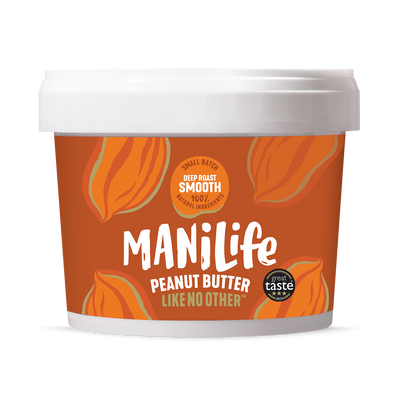Holland & Barrett Manilife Deep Roast Smooth Peanut Butter 900g- Buy online at McGrocer