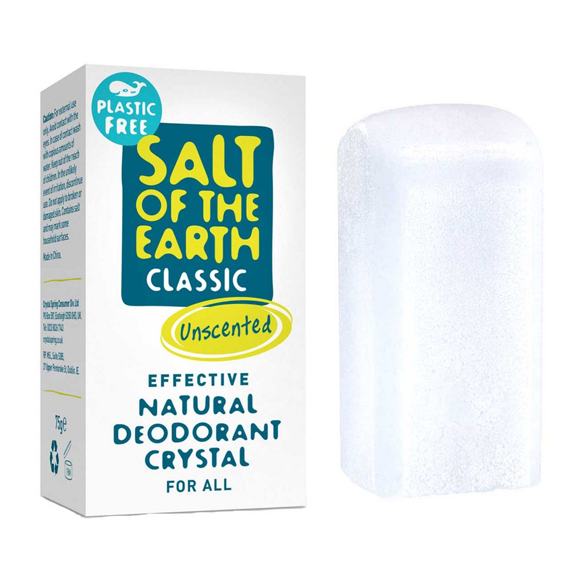 Salt of the Earth Plastic Free Deodorant Crystal 75g Deodorants Boots   