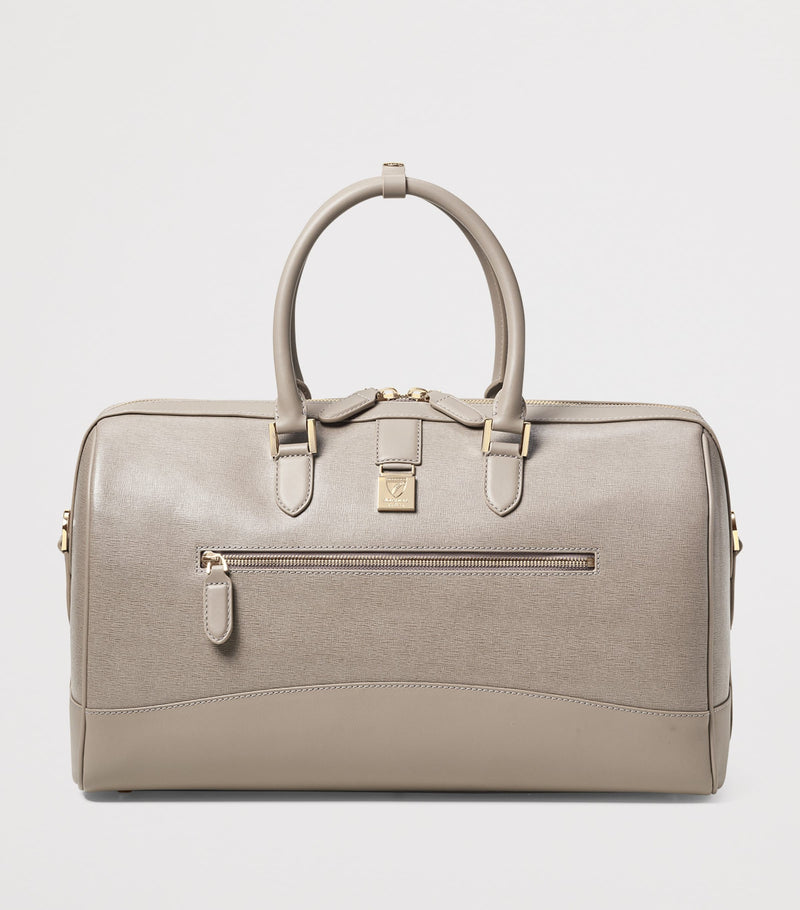 Aspinal Of London Leather Connaught Holdall - British product