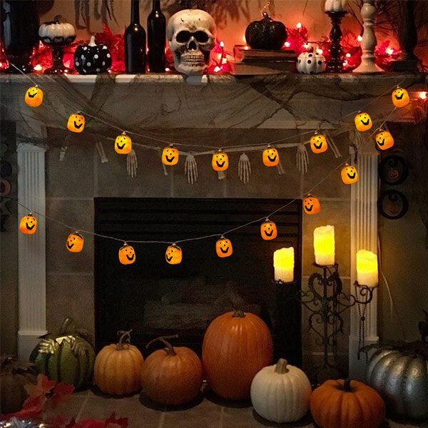Livingandhome pumpkin LED string lights 3m, UK version