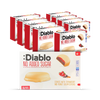 Diablo no added sugar cookies strawberry peanut cream coating 100g, UK version