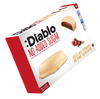 Diablo no added sugar cookies strawberry peanut cream coating 100g, UK version