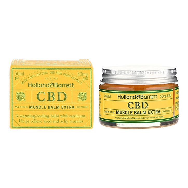 Holland & Barrett CBD Muscle Balm Extra 50ml