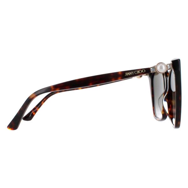 Jimmy Choo Damesolbriller kattøye brun gradient - Britisk produkt
