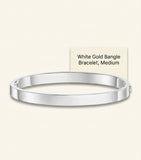 Cartier medium white gold diamond LOVE bracelet, UK version