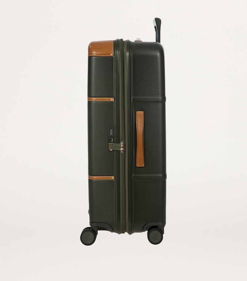 Bric's Bellagio check-in suitcase 76cm with leather trims (British brand)