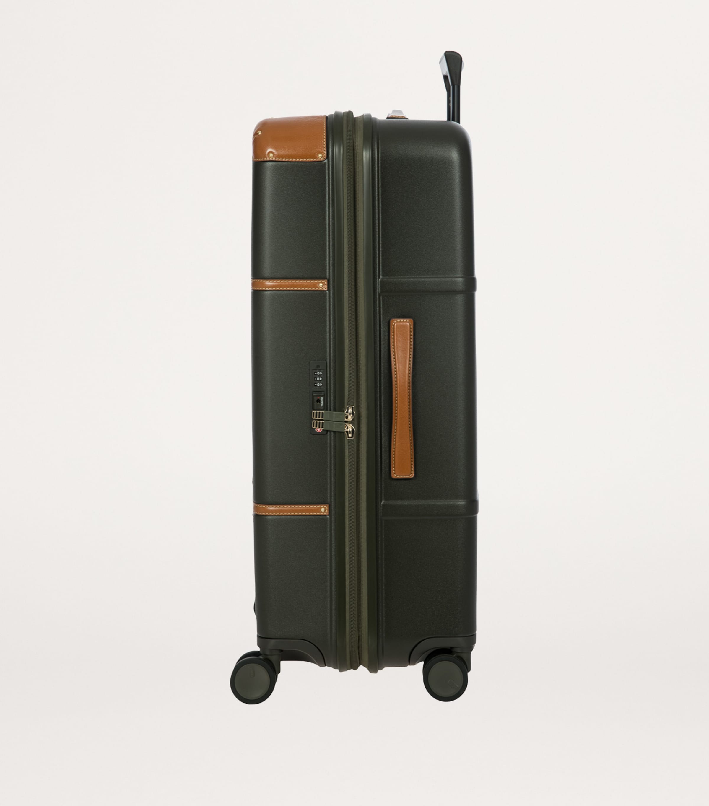 Bric's Bellagio check-in suitcase 76cm with leather trims (British brand)