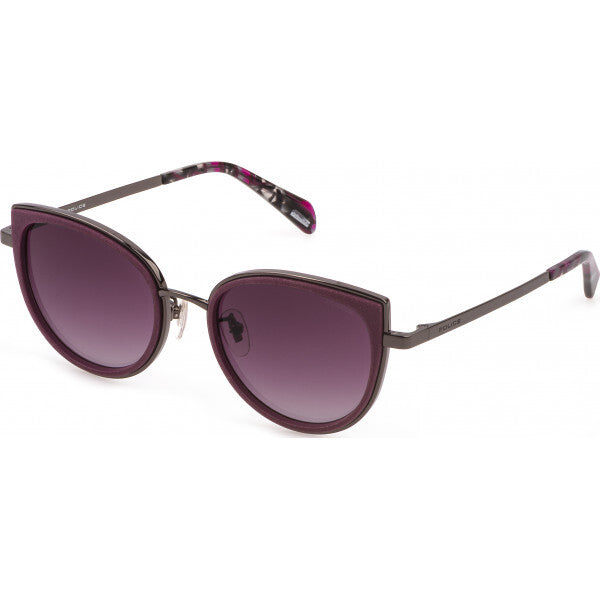 Police pink metal sunglasses SPLD83, imported from the UK