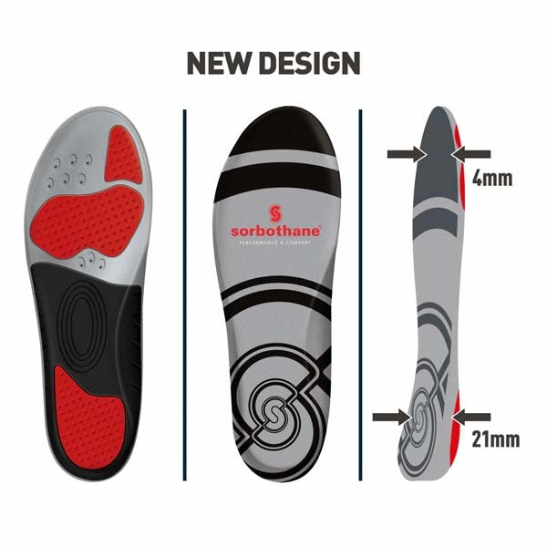 Sorbothane Sorbo Pro insoles size 7, imported from the UK