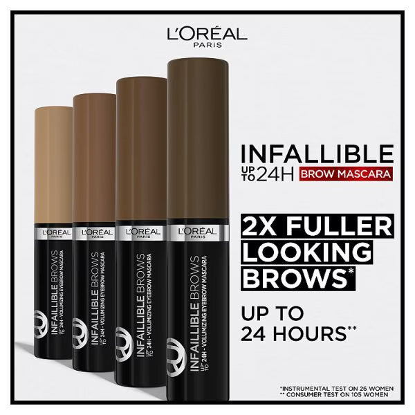 L'Oreal Paris Infallible 24H Brow Mascara Ebony, UK version