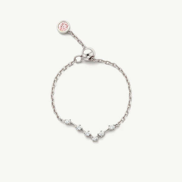 MUCHV Pisces constellation chain ring adjustable, UK version