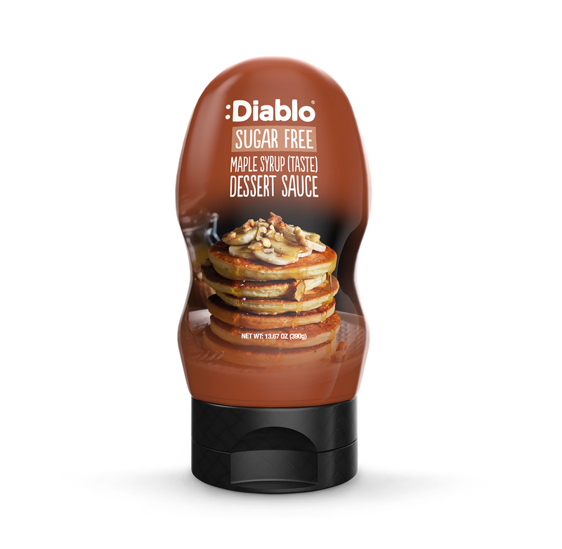 Diablo sugar free maple syrup 390g, imported from the UK