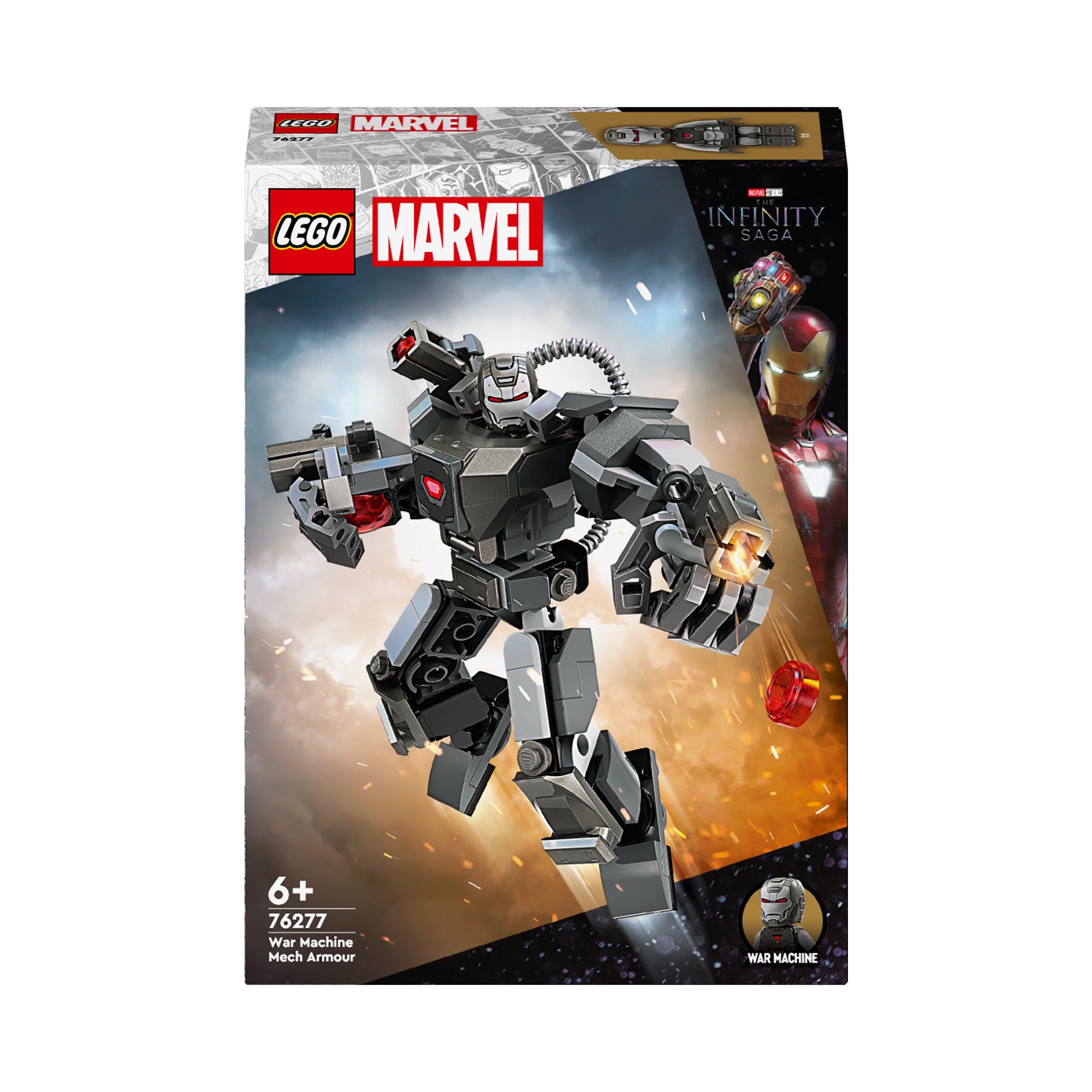 LEGO Marvel War Machine Mech Armour Building Toy Set 76277 GOODS Sainsburys   