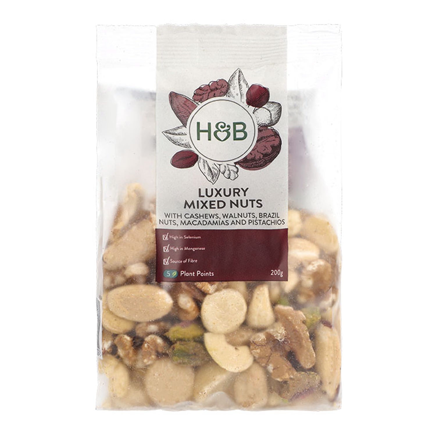 Holland & Barrett Luxury Mixed Nuts 200g, UK version