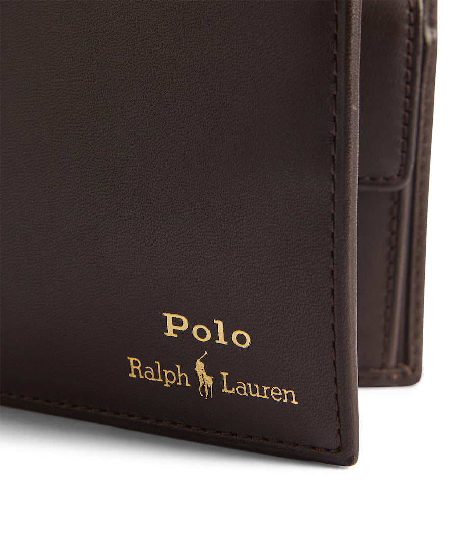 Polo Ralph Lauren leather bifold wallet - British product