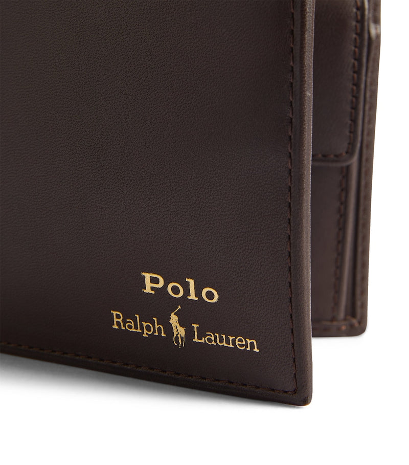 Polo Ralph Lauren leather bifold wallet - British product