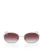 Ray-Ban RB3767 metal oval sunglasses, UK version