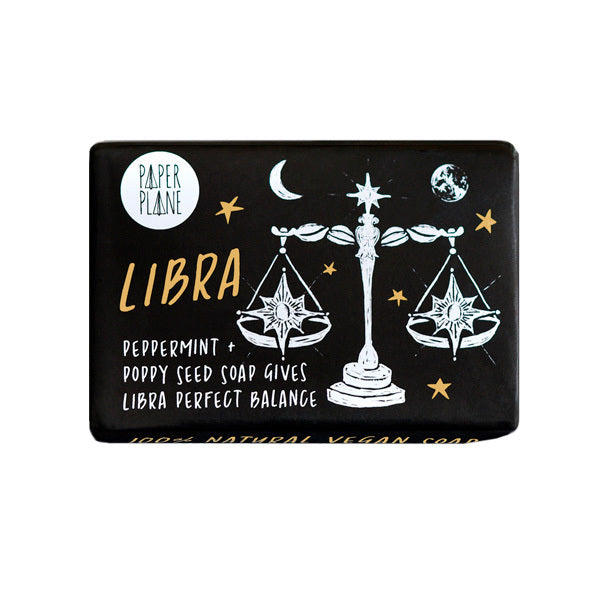 Paper Plane Libra Star Sign Soap 95g (British brand)