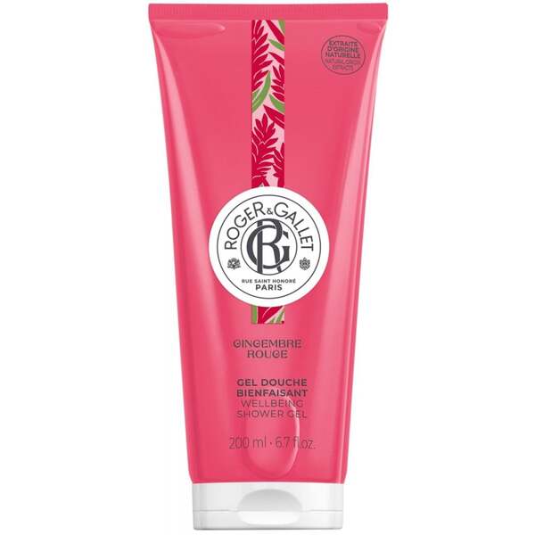 Roger & Gallet Gingembre Rouge shower gel 200ml, UK version