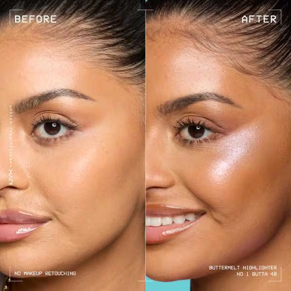 NYX Buttermelt Highlighter No 1 Butta, imported from the UK