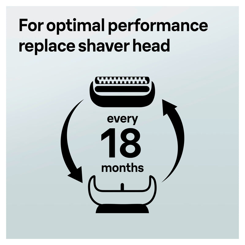Braun Series 8 shaver head replacement silver, UK version