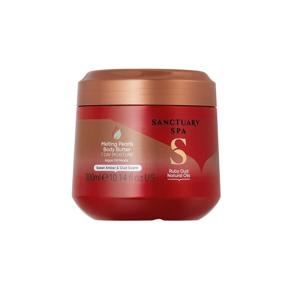 Sanctuary Spa Ruby Oud Natural Oils Melting Pearl Body Butter 300ml