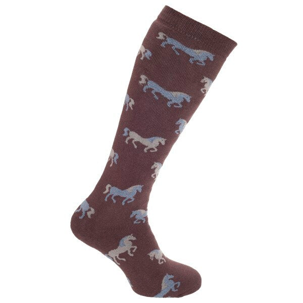 Womens Animal Design Welly Socks (2 Pairs) (4-7)