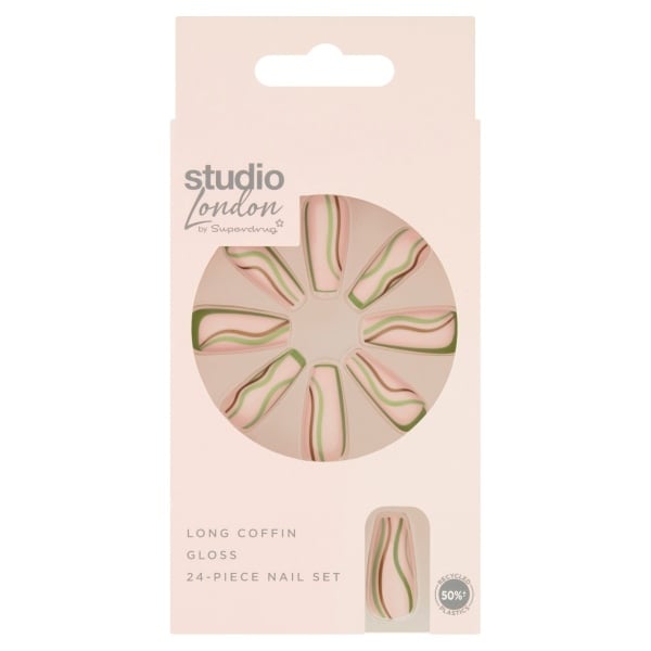 Superdrug Studio Green & Brown Twirls