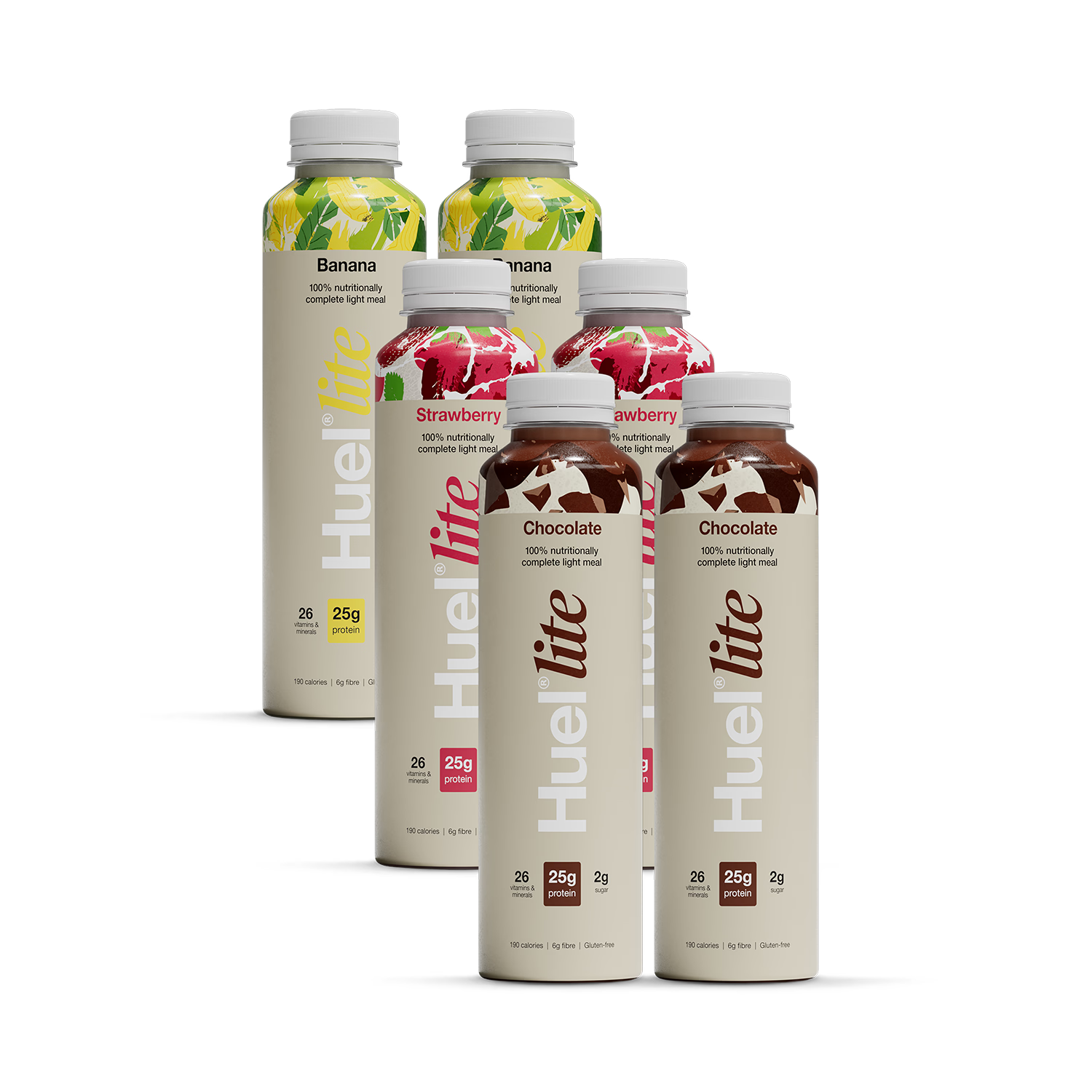 Huel meal replacement variety pack 6x500ml (British brand)
