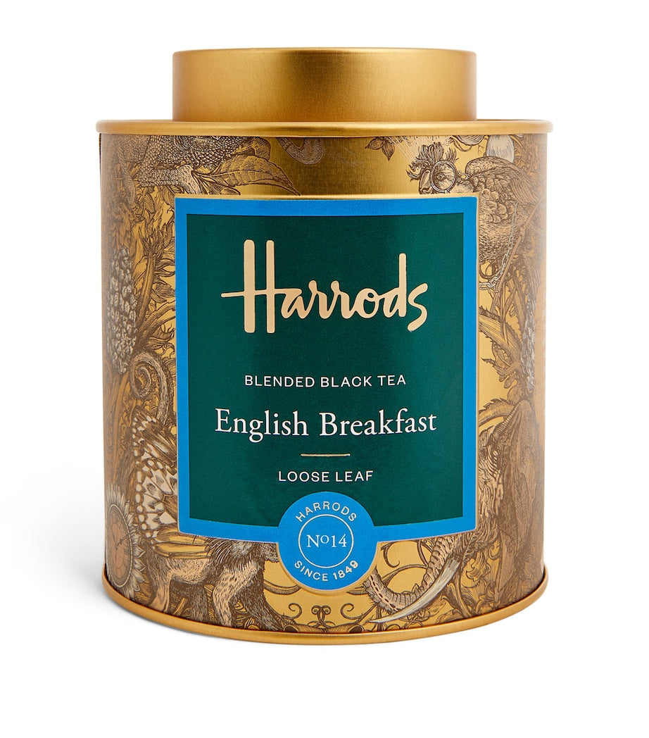 Harrods English Breakfast loose leaf tea 125g, UK version
