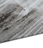 The Rug Company David Rockwell Wool-Silk Falls Graphite Rug 3.05m x 2.44m (British brand)