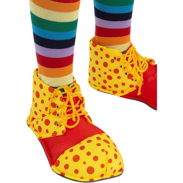 Smiffys kids clown shoe covers one size - British product