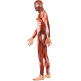 Smiffys Anatomy Man Costume red bodysuit and mask - British product